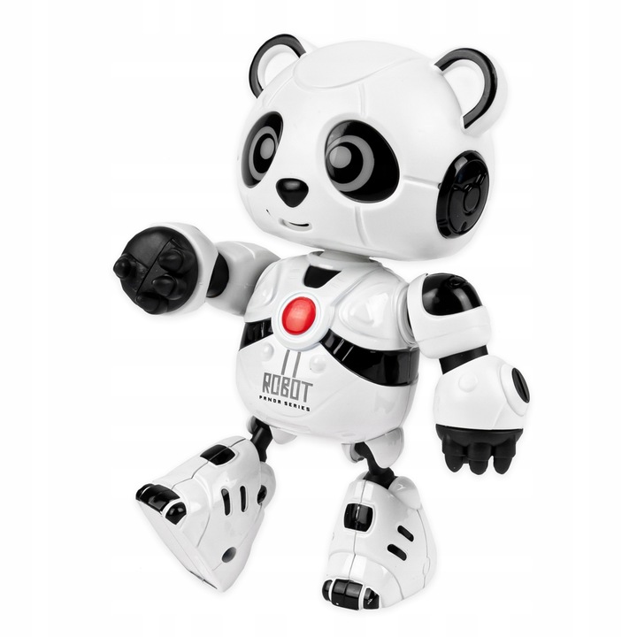 INTERAKTYWNY ROBOT PANDA MÓWI POWTARZA GRA ŚWIECI ZABAWKA DLA DZIECI