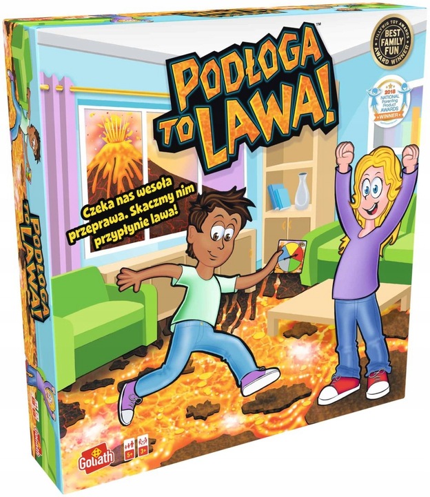 Gra Podłoga to Lawa wersja PL | Goliath Games