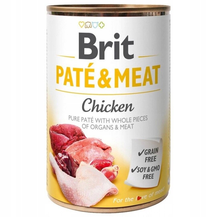 Brit Pate&Meat Mokra Karma Dla Psów Mix Smaków 24x400g