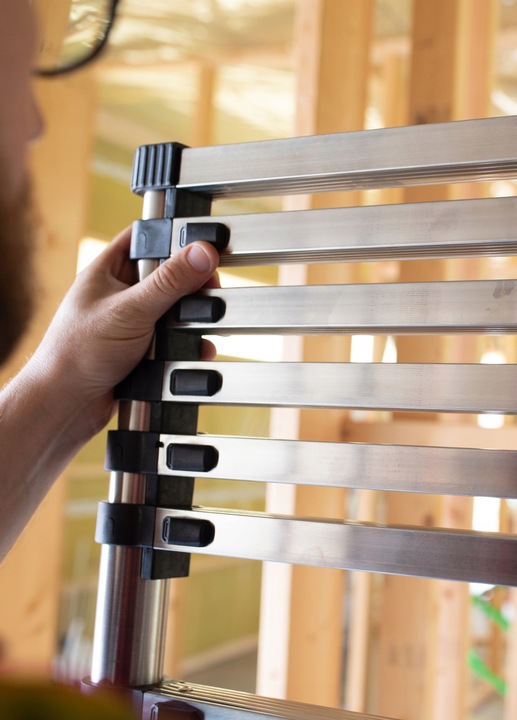 Drabina teleskopowa 11 stopni przystawna składana antypoślizgowa 3,2 m