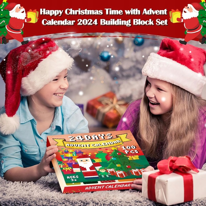 Kalendarz Adwentowy Minecraft - Minecraft Advent Calendar klocki figurki