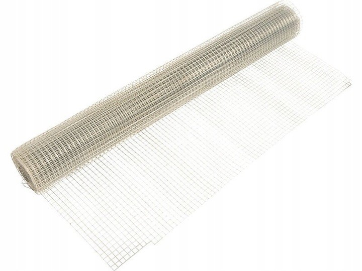 SIATKA HODOWLANA ZGRZEWANA OCYNKOWANA 8x8 1 m 25 mb 8x8mm OCYNK