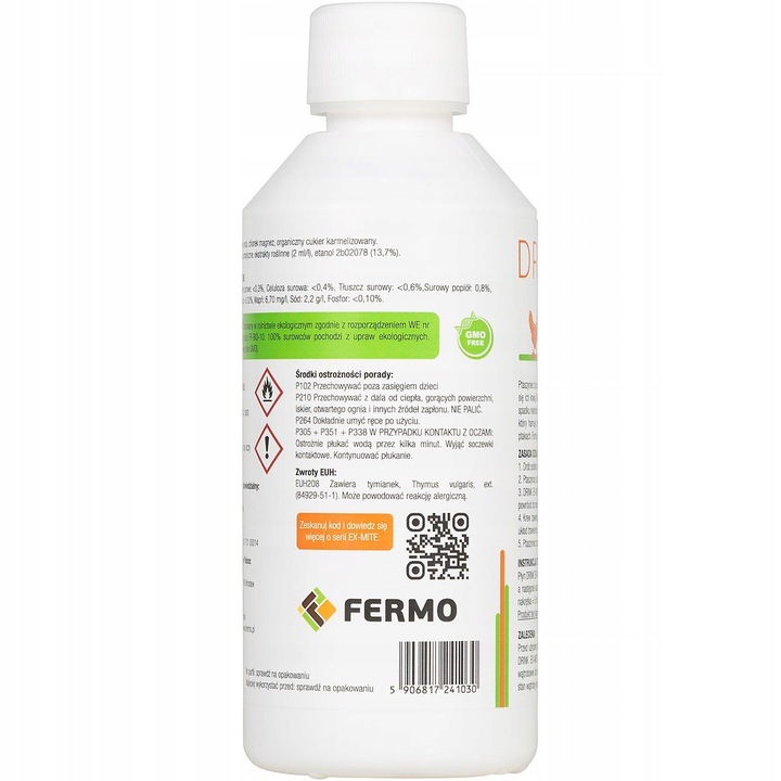 Drink Ex-Mite na ptaszyńca do picia dla ptaków 250 ml + pipeta