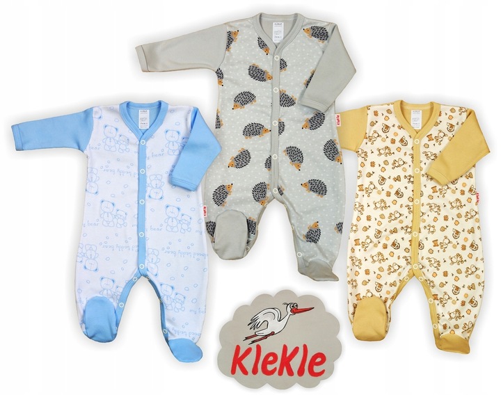 PAJAC rozpinany 3PAK Bawełna 100% r 56 KLEKLE