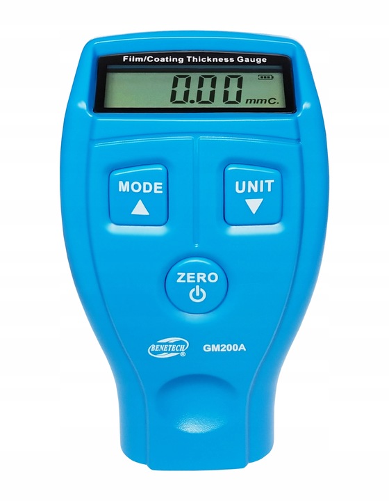 MIERNIK TESTER CZUJNIK GRUBOŚCI POWŁOKI LAKIERU MATERIAŁÓW STAL ALUMINIUM