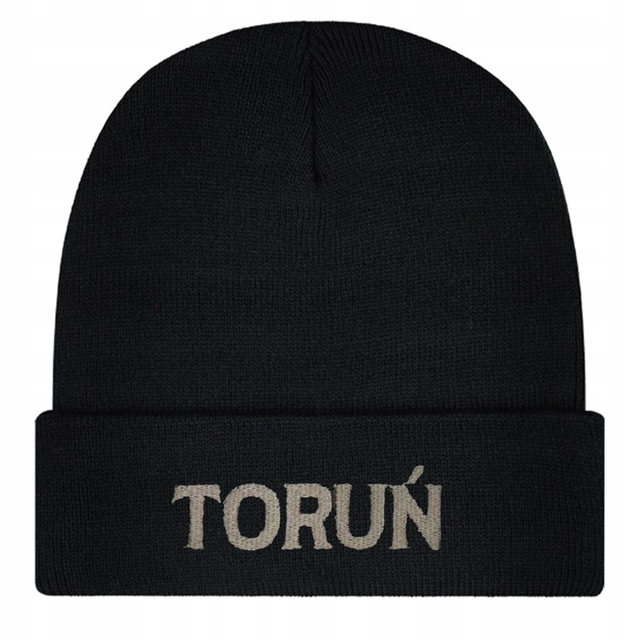 Czapka zimowa beanie z własnym haftem napisem personalizacja 26 kolorów