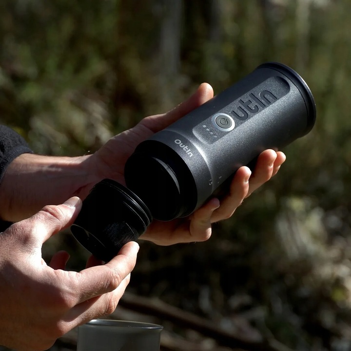 Automatyczny automatyczny ekspres do kawy Outin Nano Espresso Maker szary