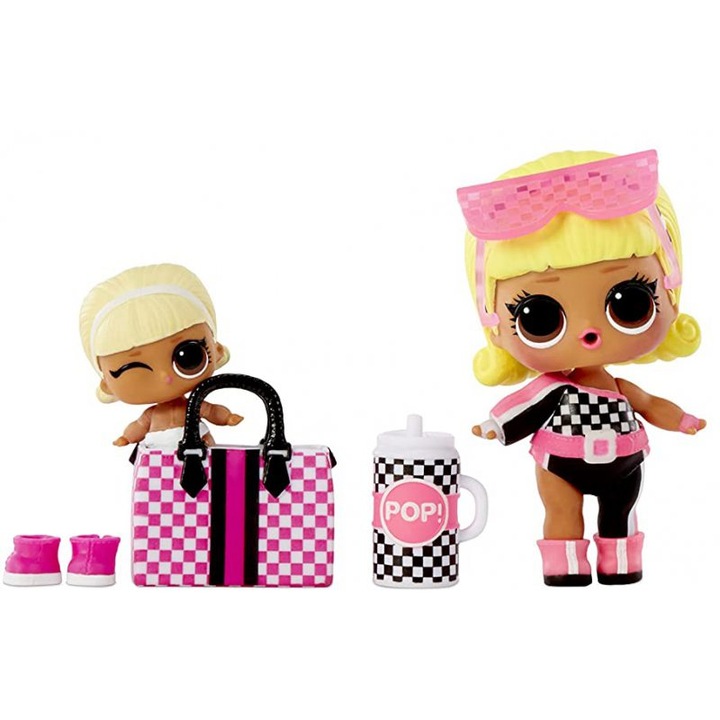 Lalka L.O.L. Surprise O.M.G. Color Change 2w1 + Lil Sis Color Change