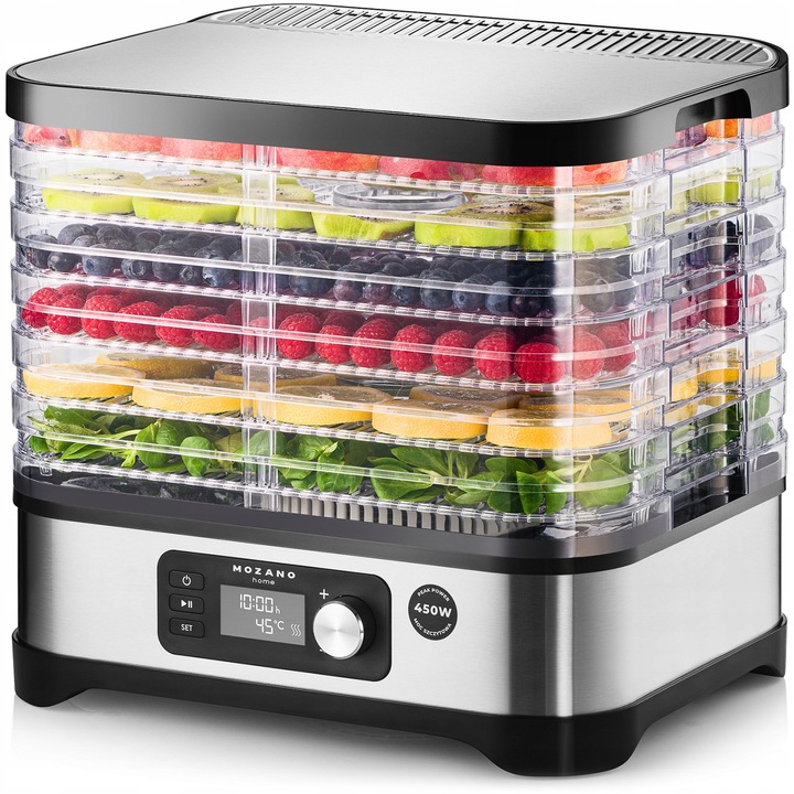 SUSZARKA DO GRZYBÓW OWOCÓW WARZYW ZIÓŁ SPOŻYWCZA AUTOMATYCZNA DUŻA 14,4L