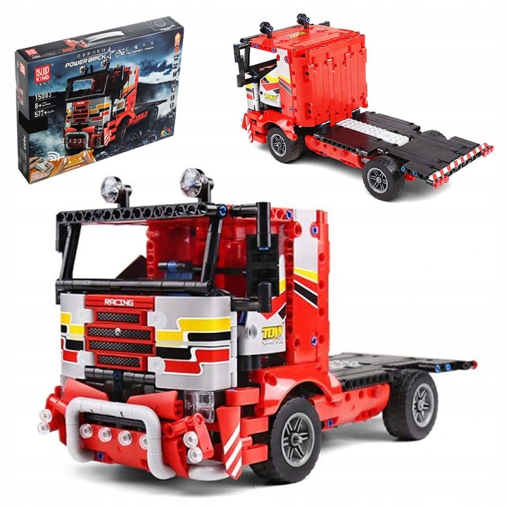 Klocki Technic Zdalnie Sterowana CIĘŻARÓWKA na PILOTA 577 el RC Aplikacja