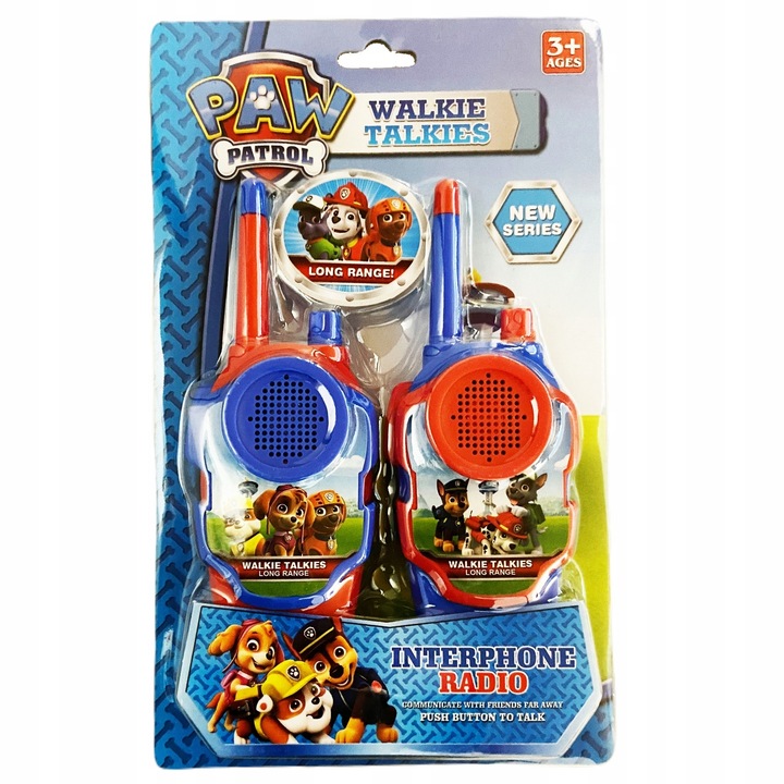 WALKIE TALKI PSI PATROL KRÓTKOFALÓWKA PAW PATROL 2 SZT W ZESTAWIE