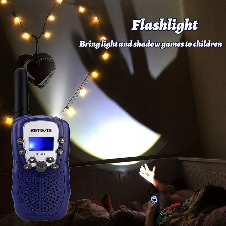 Retevis RT388 krótkofalówki dla dzieci PMR446 Prezenty dla Dzieci 8 kanałów