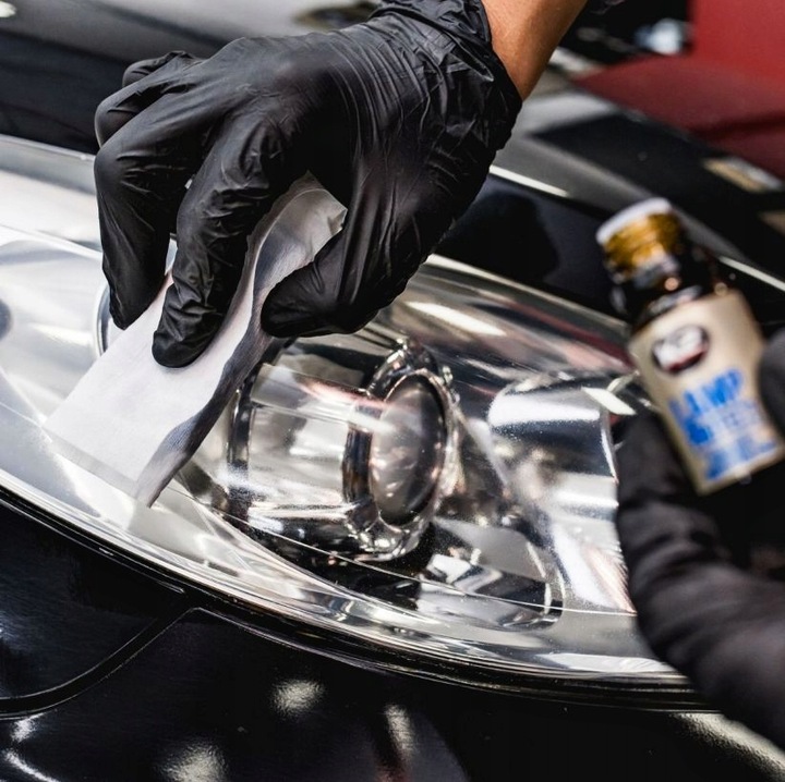 ZESTAW POLERKA RENOWACJA PASTA DO POLEROWANIA REGENERACJI REFLEKTORÓW LAMP