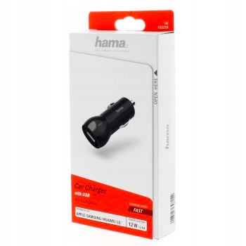 HAMA CAR CHARGER USB 2,4A