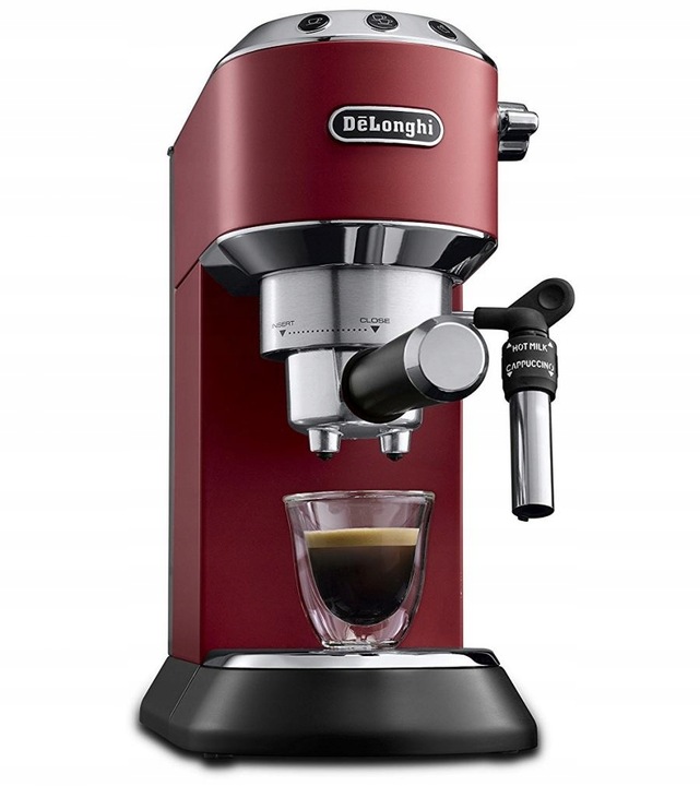 Ciśnieniowy Ekspres kolbowy do kawy spieniacz SLIM DeLonghi EC685.R (NK)