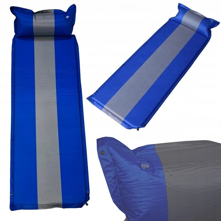 MATA SAMOPOMPUJĄCA Z PODUSZKĄ MATERAC karimata kempingowa POD NAMIOT BIWAK