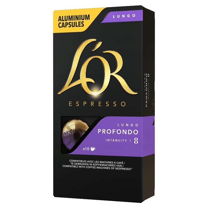 Kapsułki do Nespresso Jacobs LOR Lungo Profondo 50