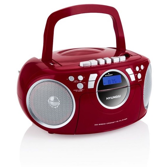 BOOMBOX HYUNDAI 788R USB AUX CD MP3 WYŚWIETLACZ