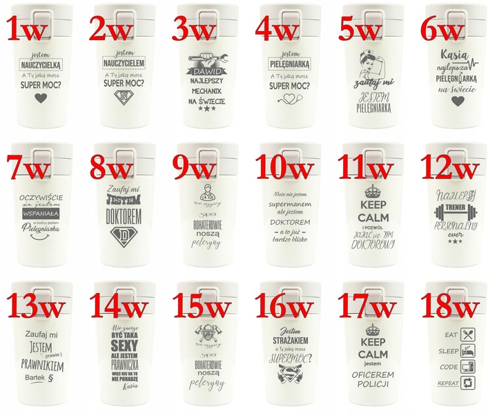 Kubek termiczny 300 ml prezent dla przyjaciółki TERMOS bidon +TWÓJ GRAWER