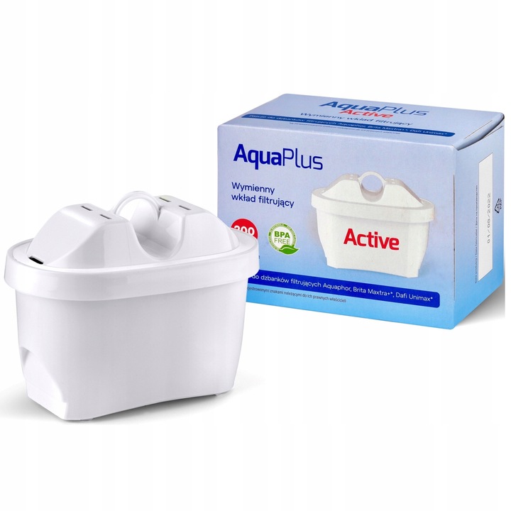 Filtr Aquaplus Active wkład do dzbanka filtrującego wodę 10 szt.
