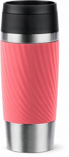 Kubek termiczny Classic Twist 0.36L różowy silikonowa osłona