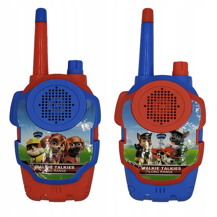 ZESTAW PSI PATROL WALKIE TALKIE + ZEGAREK Z PROJEKTOREM MARSHALL DLA DZIECI