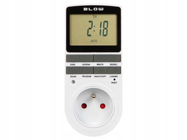 2x PROGRAMATOR CZASOWY WŁĄCZNIK WYŁĄCZNIK LCD CYFROWY HARMONOGRAM 7 DNI