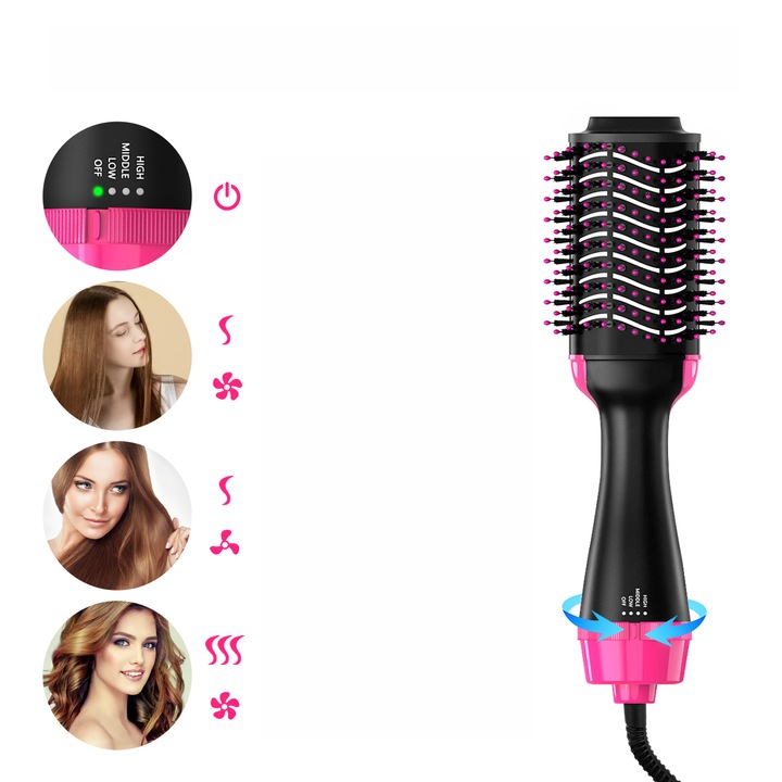 Suszarka Do WłOsóW Prostownica Szczotka LokóWka