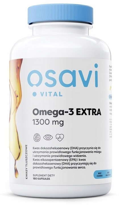 OSAVI OMEGA-3 EXTRA VITAL 1300MG CYTR 180 SOFTGELS