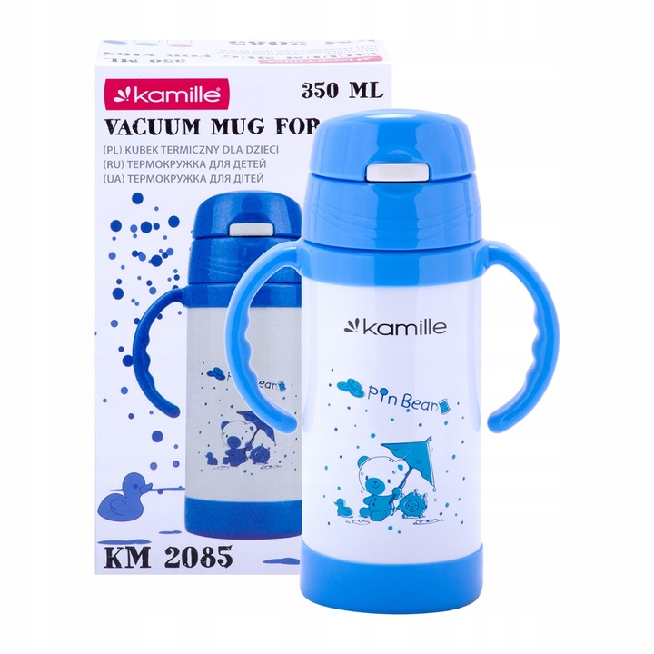 Kubek termiczny Kamille KM2085 350 ml różowy