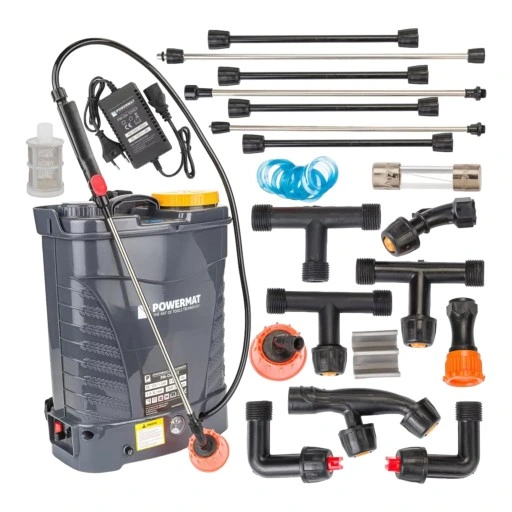 NOWOCZESNY OPRYSKIWACZ AKUMULATOROWY PLECAKOWY CIŚNIENIOWY PM-OA-16T