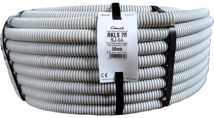 ELMARK Peszel Rura karbowana drut 320N RKLSP 20/16 50m JAKOŚĆ + PILOT
