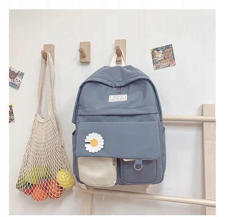 PLECAK SZKOLNY DLA NASTOLATKI KOLORY DUŻY A4 MODNY TORNISTER MŁODZIEŻOWY