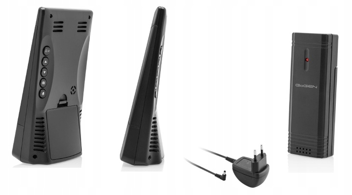 Stacja meteorologiczna budzik data fazy księżyca wilgotność Gogen ME1296