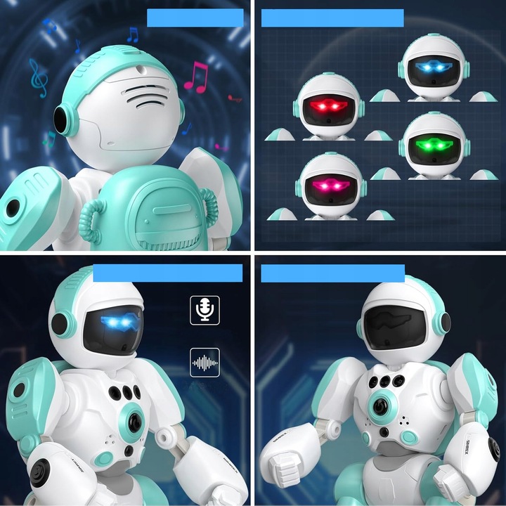 ROBOT INTERAKTYWNY ZDALNIE STEROWANY GESTEM PILOTEM RC PROGRAMOWANY PREZENT