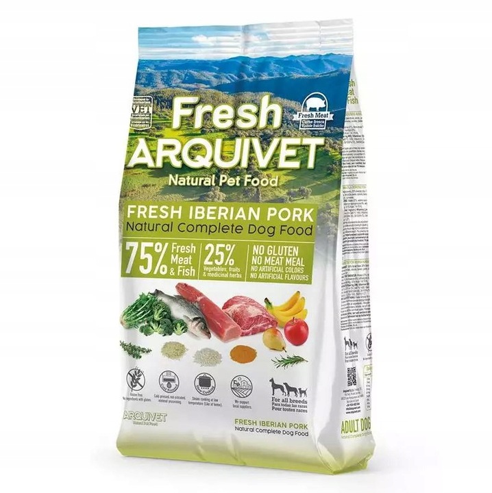 ARQUIVET FRESH Półwilgotna karma dla psa WIEPRZOWINA RYBA OCEANICZNA 10kg