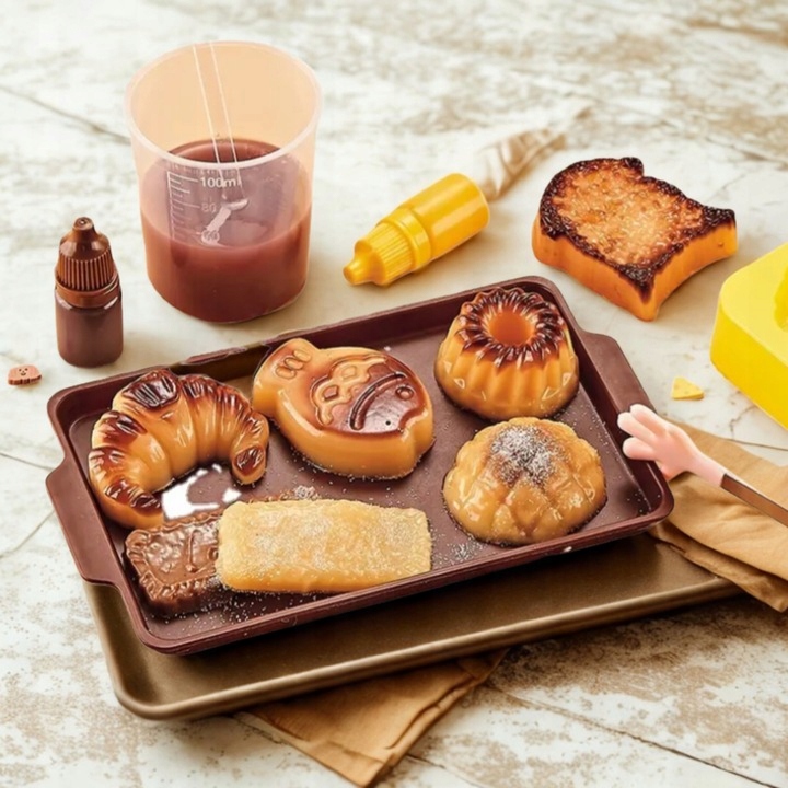 ZESTAW DO ROBIENIA GNIOTEK CUKIERNIA ANTYSTRESOWY SQUISHY DIY DLA DZIECI