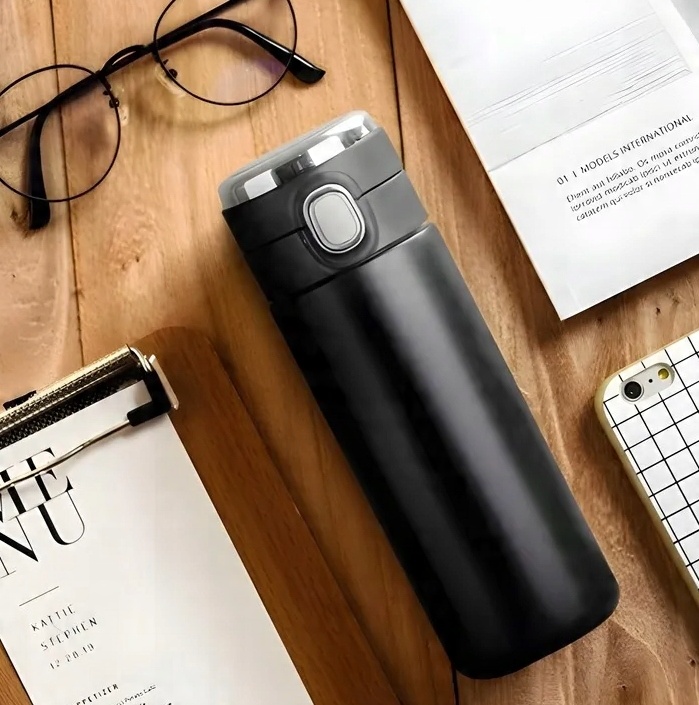 KUBEK TERMICZNY LED BUTELKA PRÓŻNIOWA 420 ML