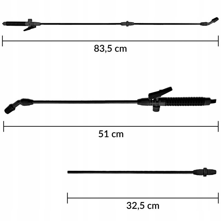 OPRYSKIWACZ RĘCZNY CIŚNIENIOWY OGRODOWY LANCA Z WĘŻEM 171 CM REGULACJA 5L