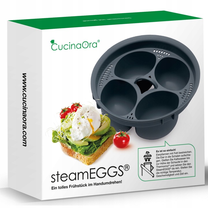 Wkładka do Jajek w Koszulkach do Thermomix TM7/TM6/TM5/TM31 steamEGGS | HIT