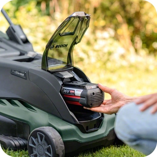 KOSIARKA AKUMULATOROWA BOSCH ADVANCED ROTAK 36V ZESTAW AKUMULATOR 2,0Ah X2