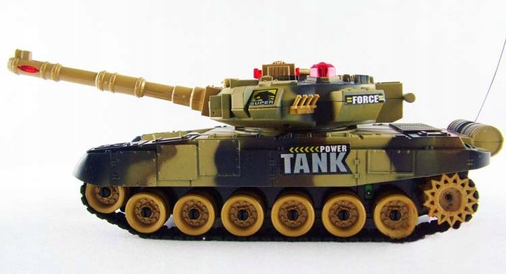 BITWA CZOŁGÓW ZDALNIE STEROWANE CZOŁGI WOJSKOWE W KOLORACH MORO 2.4GHz RC