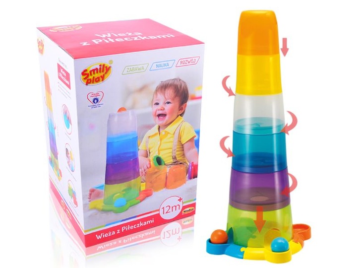 WIEŻA Z PIŁECZKAMI 1/6