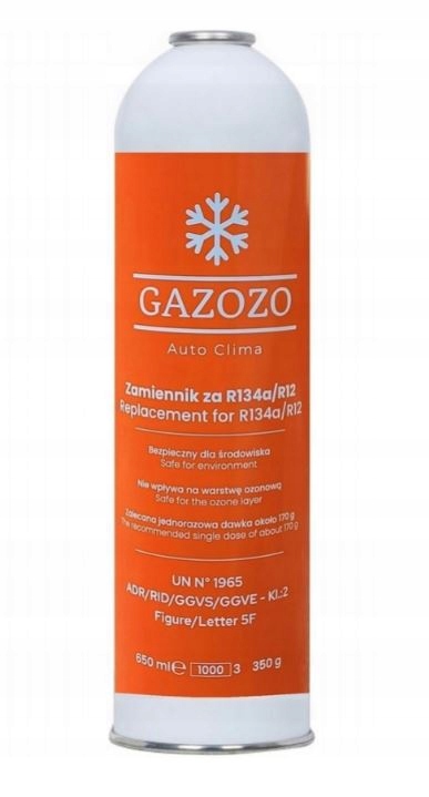 CZYNNIK CHŁODNICZY za R134a / R12 DUŻA BUTLA 650ml