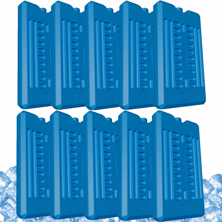 WKŁADY CHŁODZĄCY DO LODÓWEK TOREB TURYSTYCZNYCH 400ML x 10 SZT