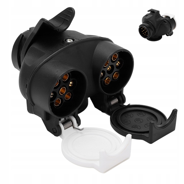 ADAPTER WTYCZKI I GNIAZDA KONWERTER 13-7 PINÓW TYPU N/S DO PRZYCZEPY WODOOD