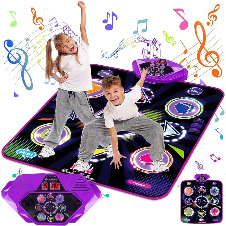 MATA DO TAŃCZENIA MUZYCZNA TANECZNA DLA DZIECI GRA INTERAKTYWNA TAŃCA ZABAW