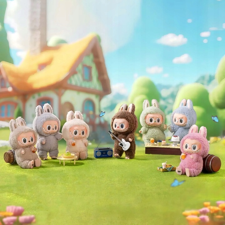 La-bubu Monster Brelok 18cm Urocza Torebka Brelok Zawieszka 6szt