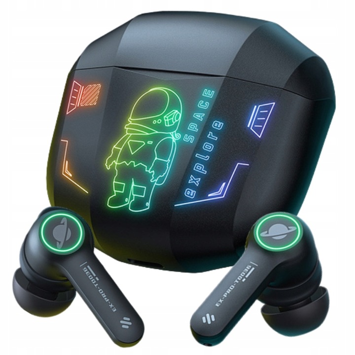 ONIKUMA BEZPRZEWODOWE SŁUCHAWKI GAMINGOWE T36 BLUETOOTH PODŚWIETLENIE RGB