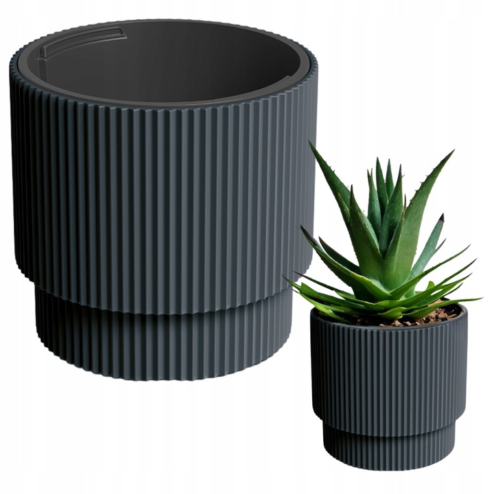 Doniczka Milly-antracyt